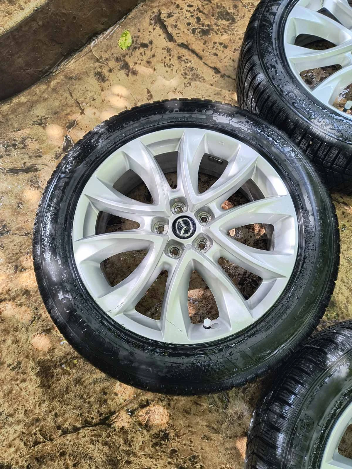 Оригинални джанти 19" за Mazda CX5 със зимни гуми Kumho 225/55R19, снимка 5 - Части - 54902515
