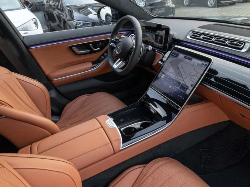Mercedes-Benz S 63 AMG E-PERFORMANCE/LONG/DESIGNO/BURM/360/PANO/, снимка 14 - Автомобили и джипове - 51876001