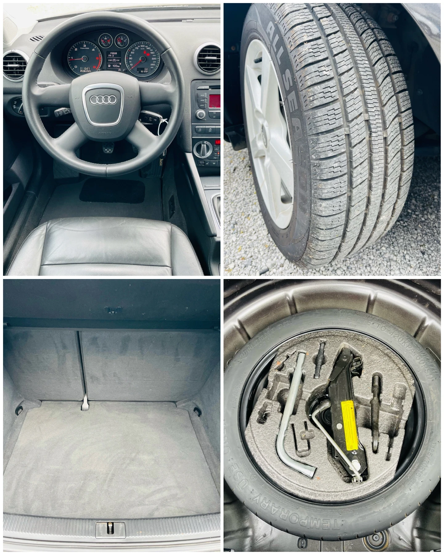 Audi A3 1.6 TDI * Кожа* Сервизна история* Реални км* , снимка 14 - Автомобили и джипове - 54039220