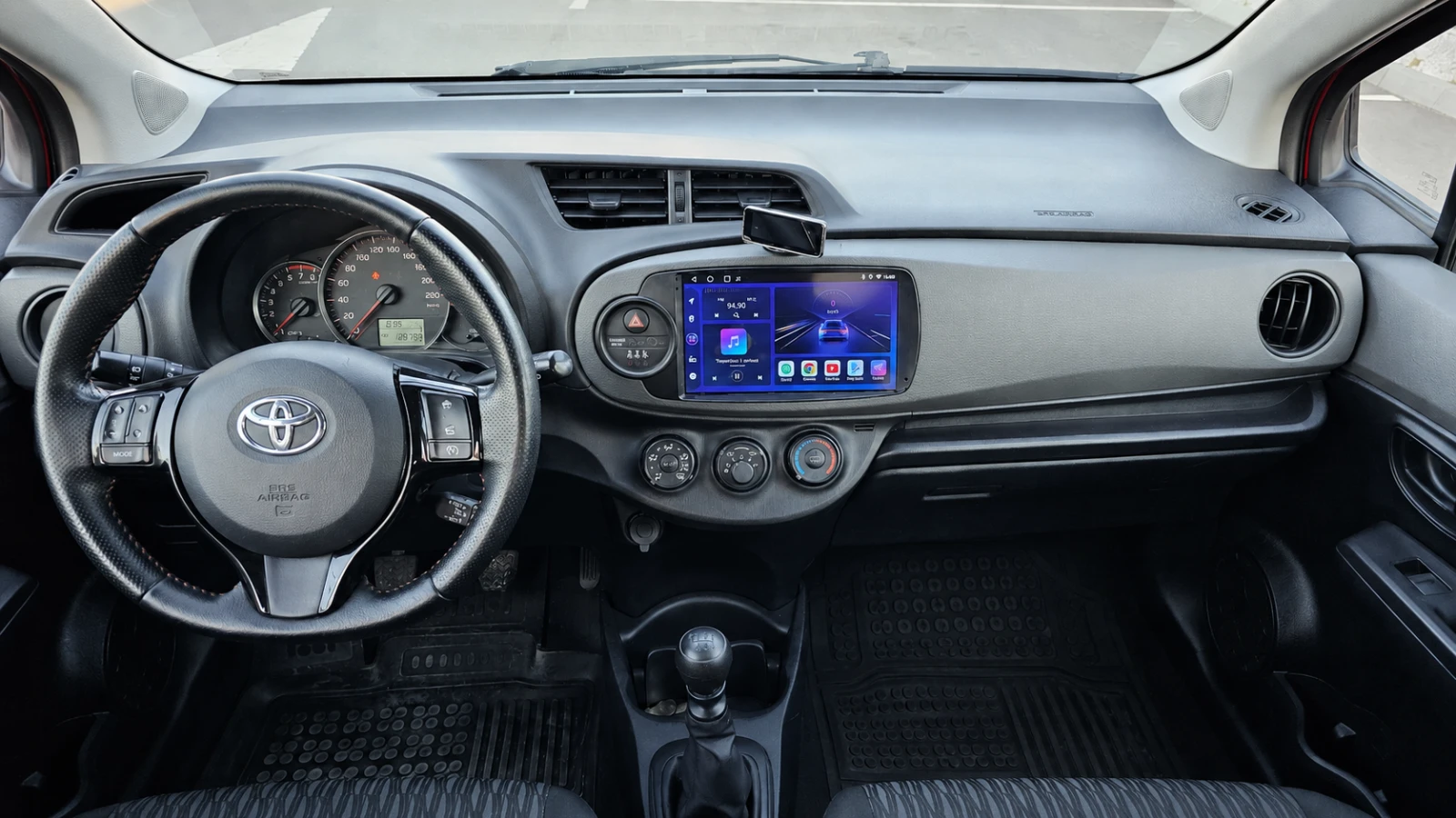 Toyota Yaris * КАМЕРА* ПРЕДЕН/ЗАДЕН ПАРКТРОНИК* ПОДГРЕВ* ANDROI, снимка 8 - Автомобили и джипове - 55479417