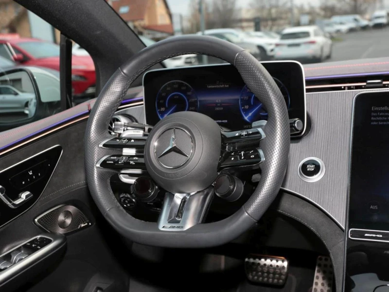 Mercedes-Benz EQE 43 AMG/4-MATIC/BURM/PANO/DISTRONIC/360/, снимка 9 - Автомобили и джипове - 53073361