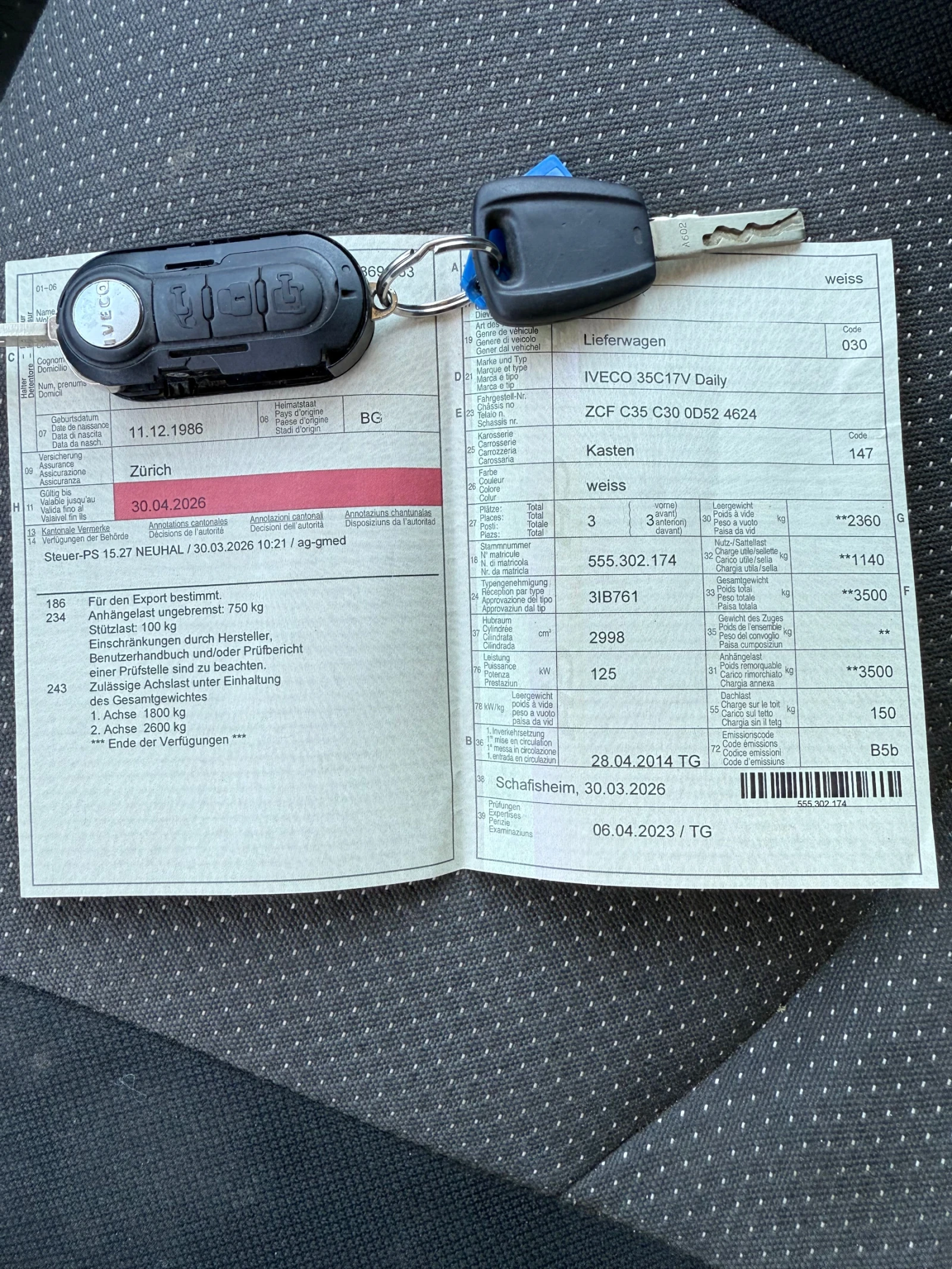 Iveco 35c17 Daily ШВЕЙЦАРИЯ , снимка 10 - Бусове и автобуси - 54573987