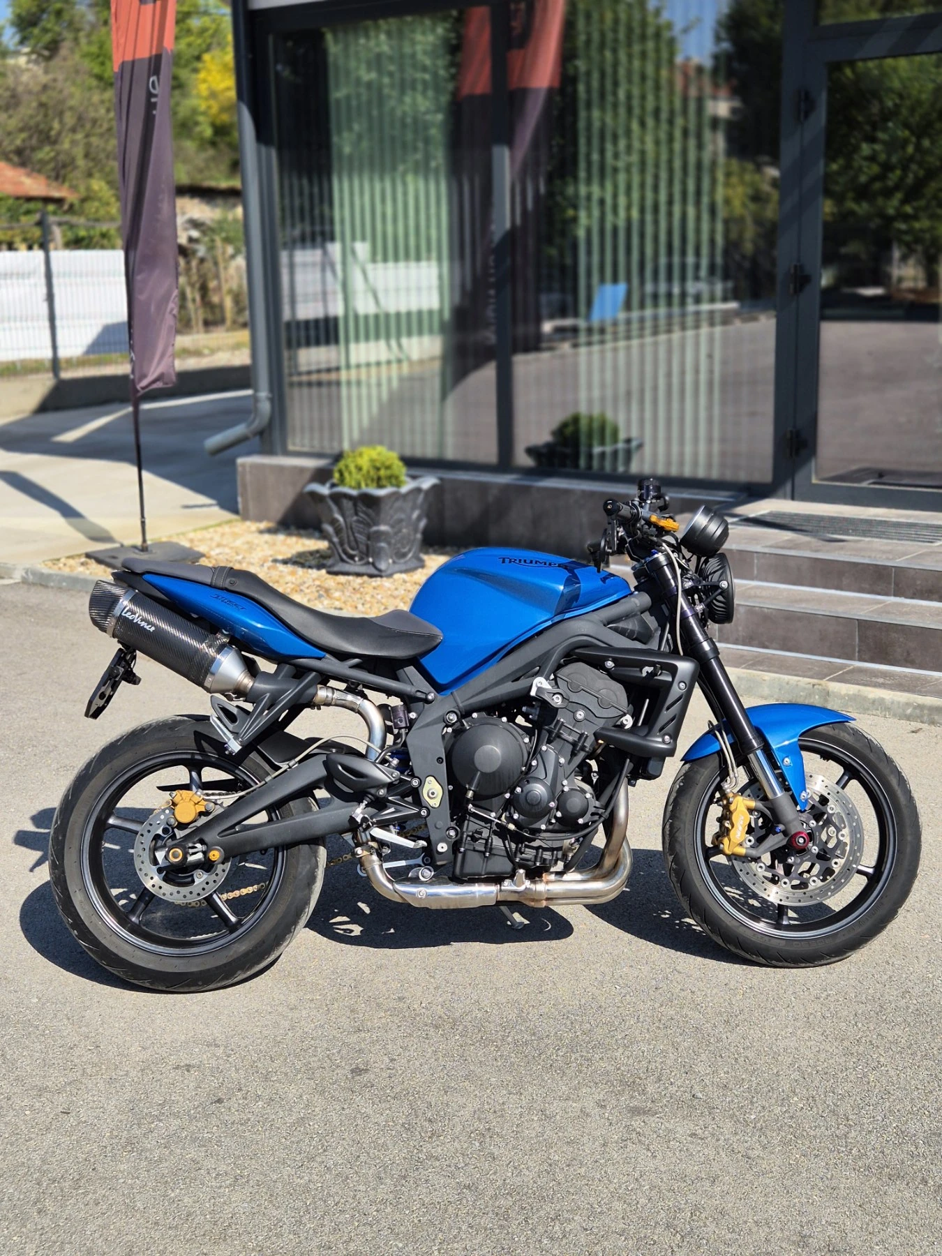 Triumph Street Triple 675i A2 Leo Vince НОВ ВНОС ШВЕЙЦАРИЯ - изображение 8