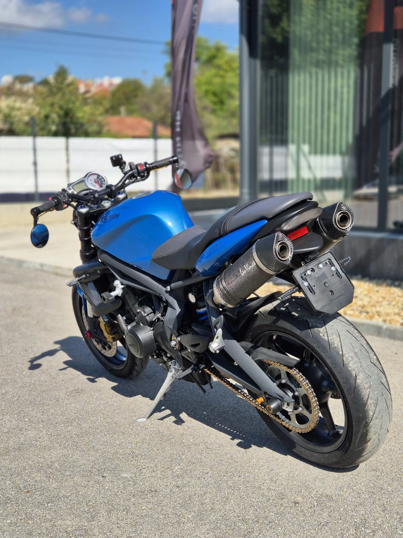 Triumph Street Triple 675i A2 Leo Vince НОВ ВНОС ШВЕЙЦАРИЯ - изображение 5