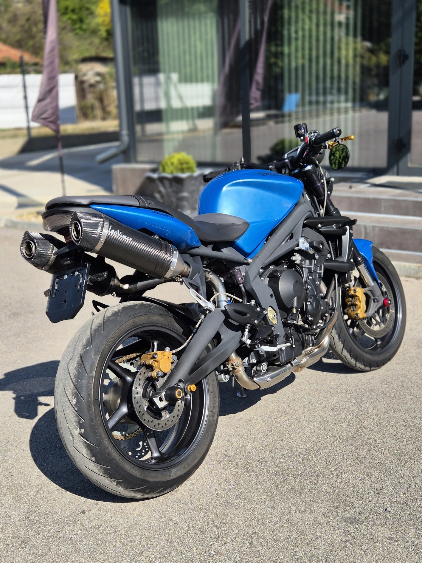 Triumph Street Triple 675i A2 Leo Vince НОВ ВНОС ШВЕЙЦАРИЯ - изображение 7