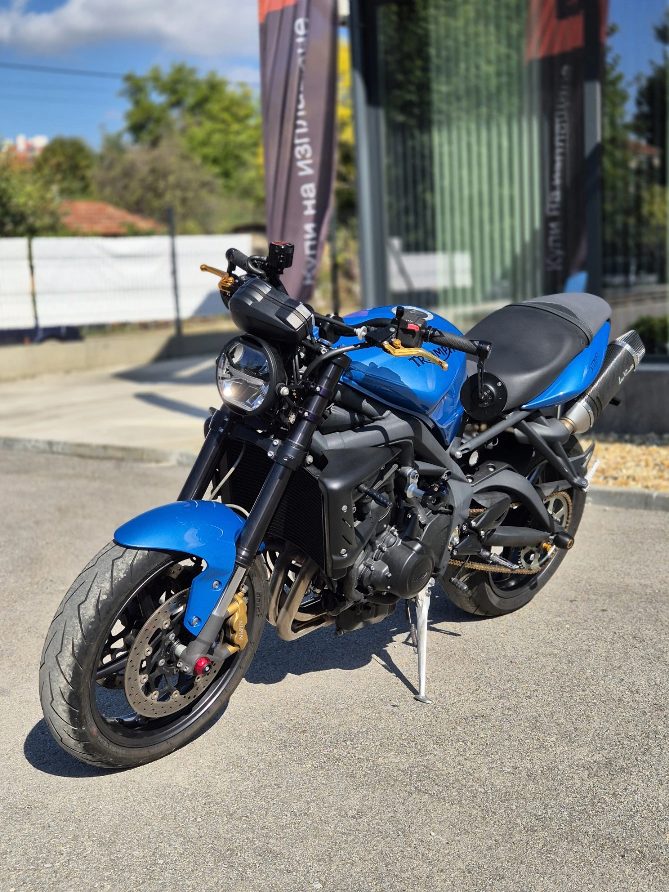 Triumph Street Triple 675i A2 Leo Vince НОВ ВНОС ШВЕЙЦАРИЯ - изображение 3