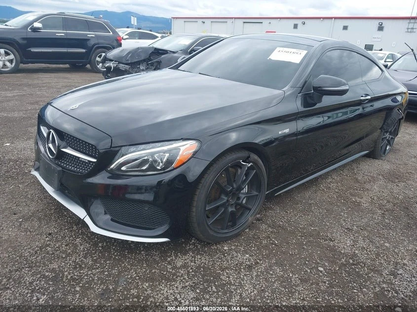 Mercedes-Benz C 43 AMG COUPE* КОЖА* ПОДГРЕВ* ОБДУХВ* BURMASTER* PANO, снимка 2 - Автомобили и джипове - 55466319