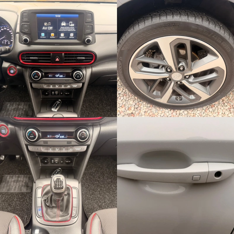 Hyundai Kona 1.6CRDI* KEYLESS* KAMERA* NAVI* EVRO6* LIZING, снимка 13 - Автомобили и джипове - 53243938