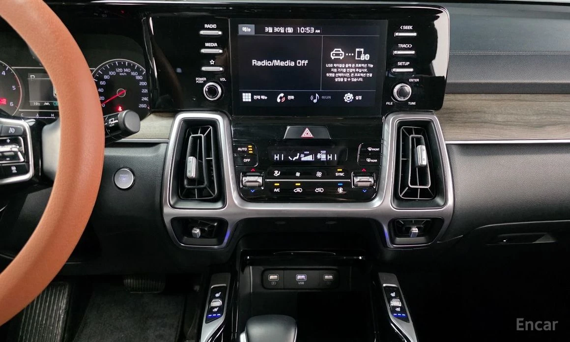 Kia Sorento 2.2 D NOBLESSE 4x4* ПОДГРЕВИ* ОБДУХВАНЕ* KEYLESS* , снимка 12 - Автомобили и джипове - 54219126