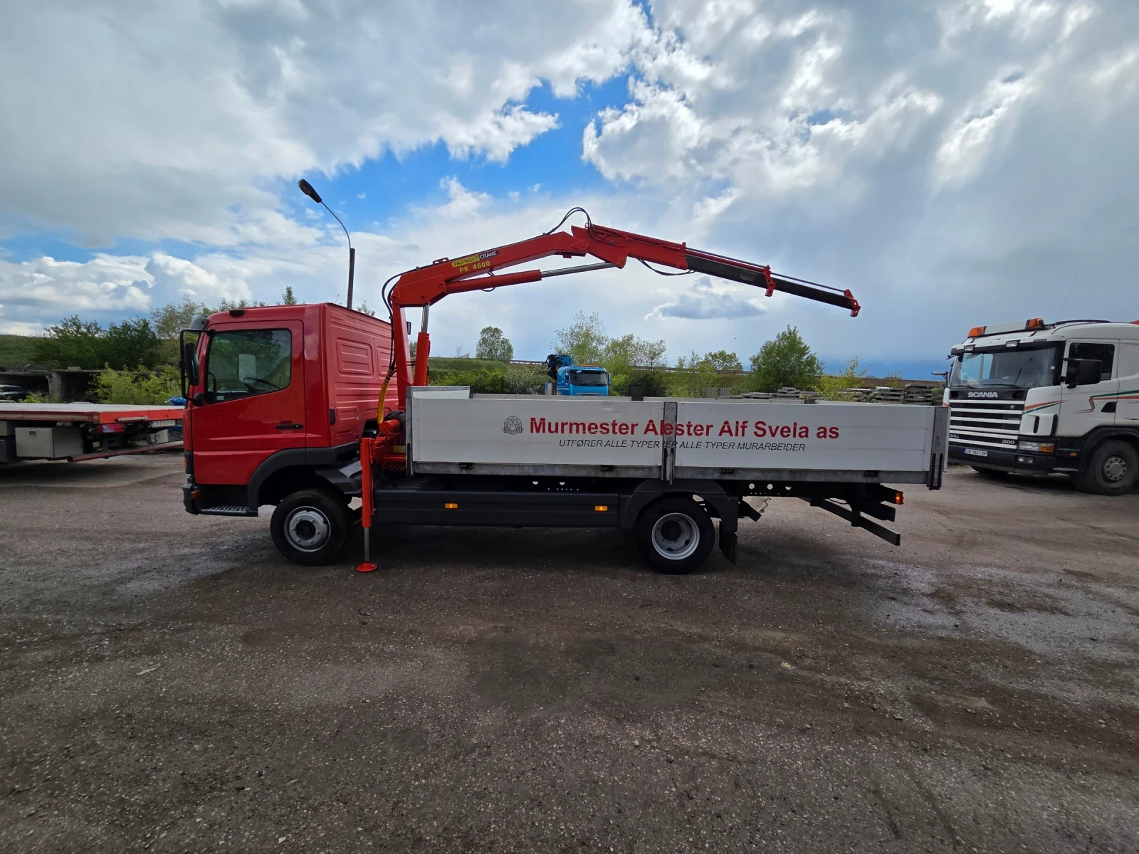 Mercedes-Benz Atego 815  7490кг. Кран pallfinger 4600, снимка 4 - Камиони - 54390802
