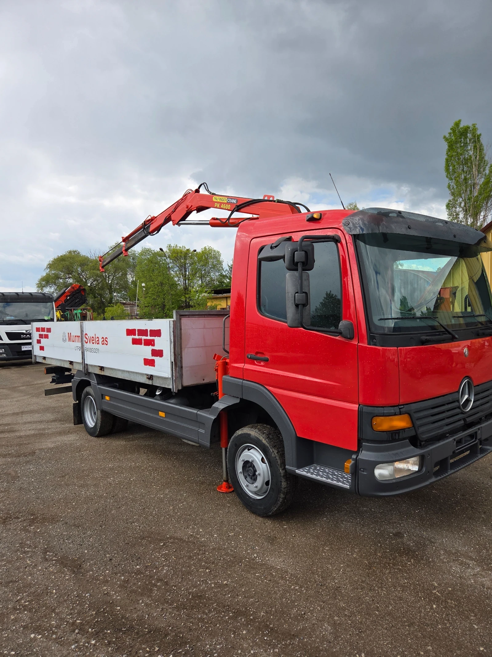 Mercedes-Benz Atego 815  7490кг. Кран pallfinger 4600, снимка 7 - Камиони - 54390802