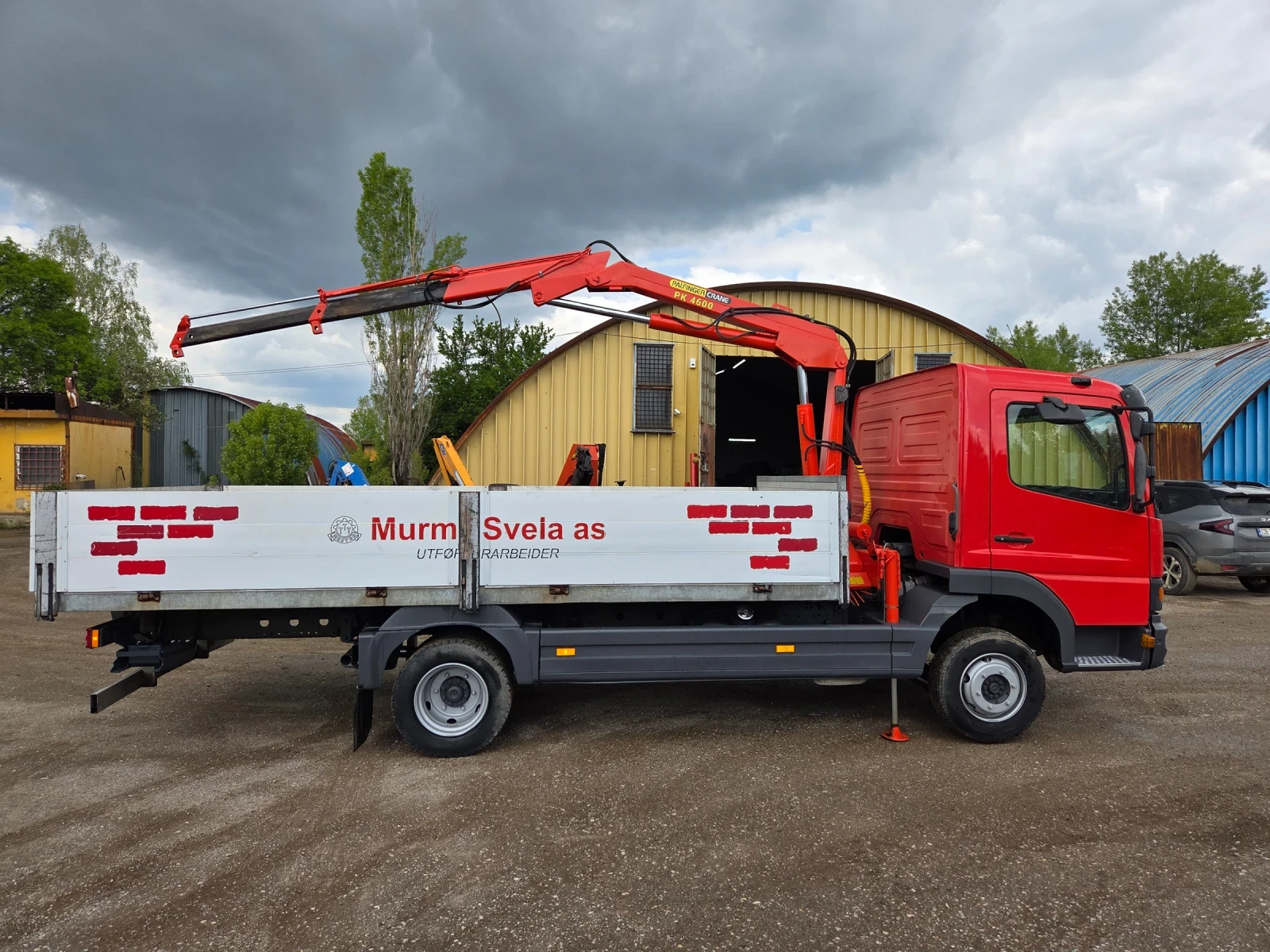 Mercedes-Benz Atego 815  7490кг. Кран pallfinger 4600, снимка 3 - Камиони - 54390802