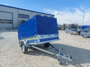 За автомобил Други VESTA LIGHT 23 С БРЕЗЕНТ И КОНСТРУКЦИЯ H120, снимка 4 - Ремаркета - 54637316