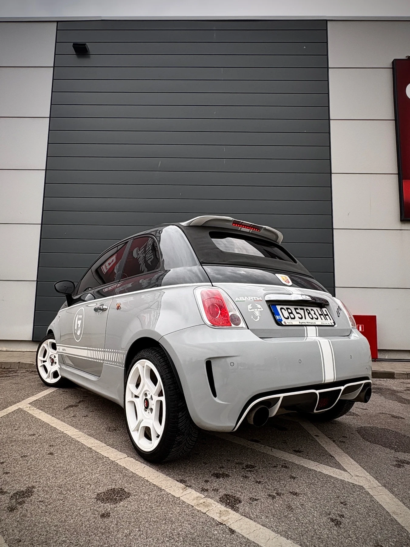 Fiat 500 Abarth Titanium exhaust  | Mobile.bg � ����������� 8
