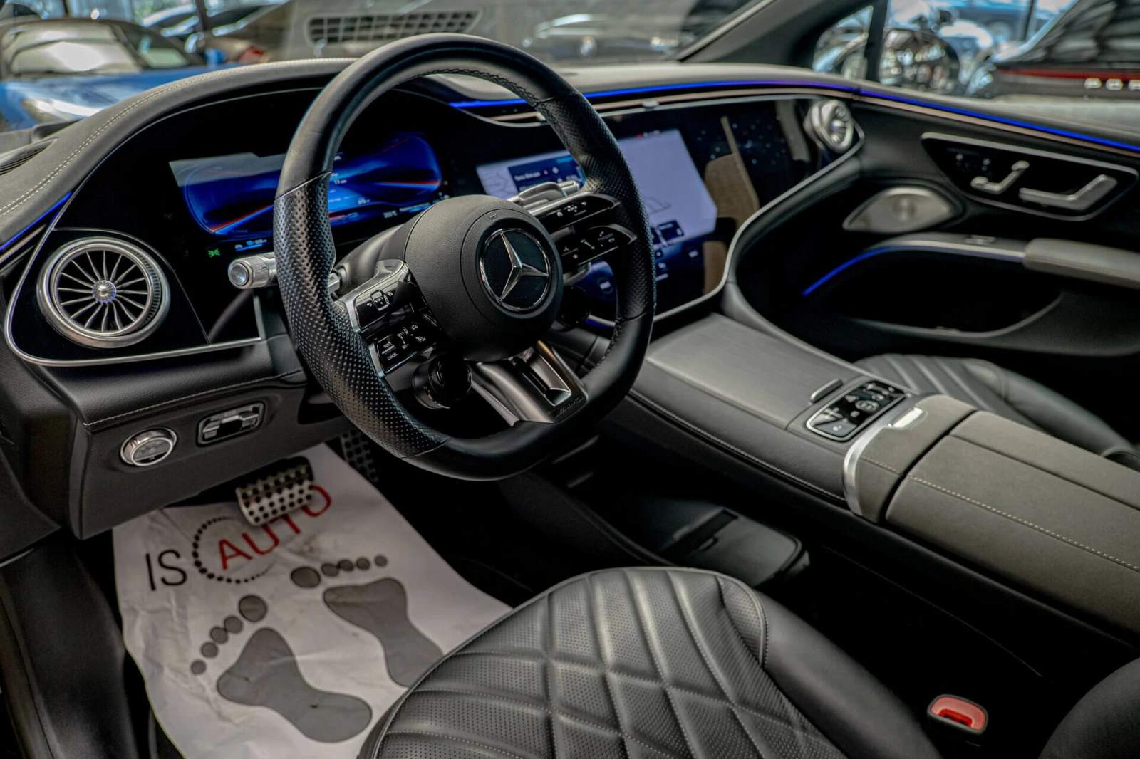 Mercedes-Benz EQS 53 AMG/4Matic + /Hyper Screen/RSE/Burmester/Обдухв - изображение 7
