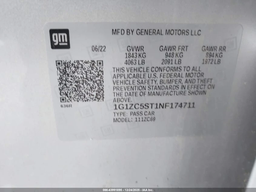 Chevrolet Malibu 1.5l Fwd 1Fl - изображение 9