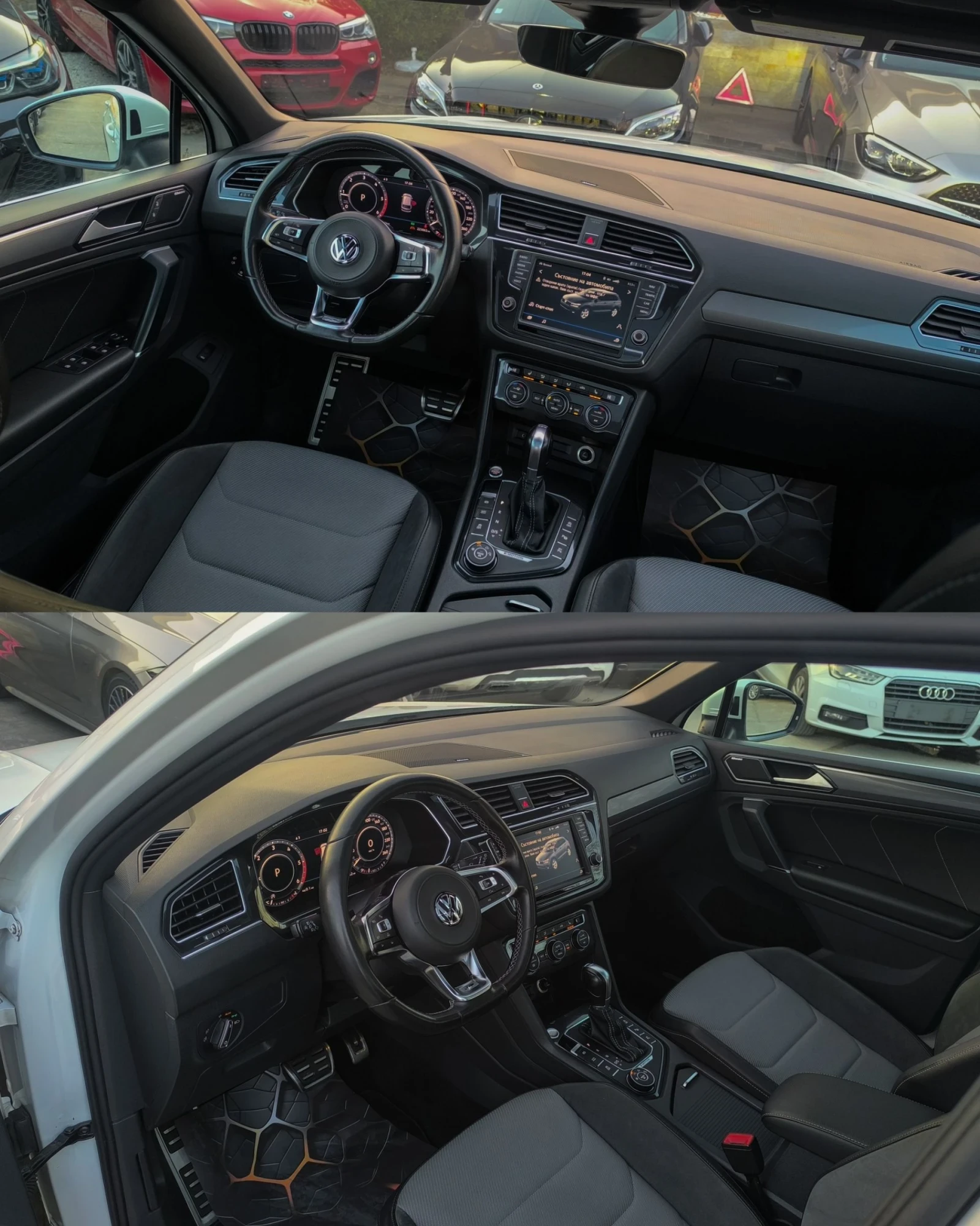 VW Tiguan 2.0TDI 3 x R-LINE ПЕРЛА 4-MOTION ПАНОРАМА CAM-360 , снимка 7 - Автомобили и джипове - 53850559