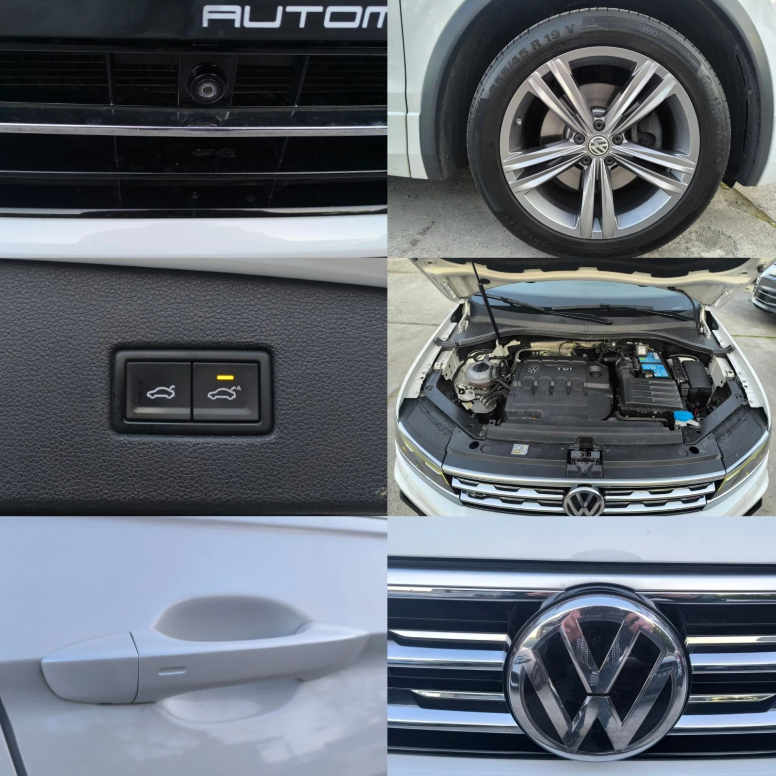 VW Tiguan 2.0TDI 3 x R-LINE ПЕРЛА 4-MOTION ПАНОРАМА CAM-360 , снимка 15 - Автомобили и джипове - 53850559