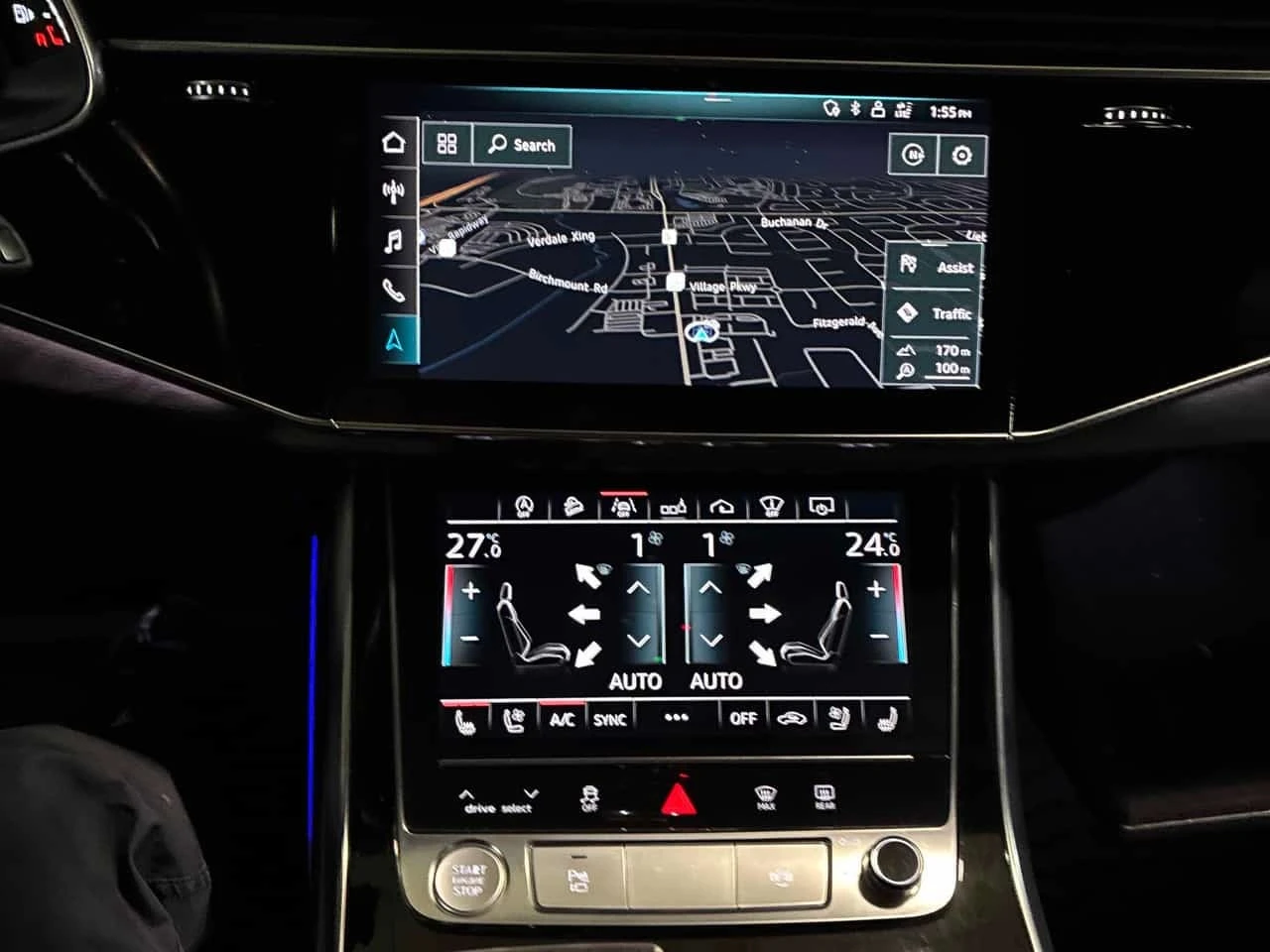 Audi Q8 * Technik * АВТОКРЕДИТ * ГЛАВНО ПРЕДСТАВИТЕЛСТВО, снимка 10 - Автомобили и джипове - 56235795