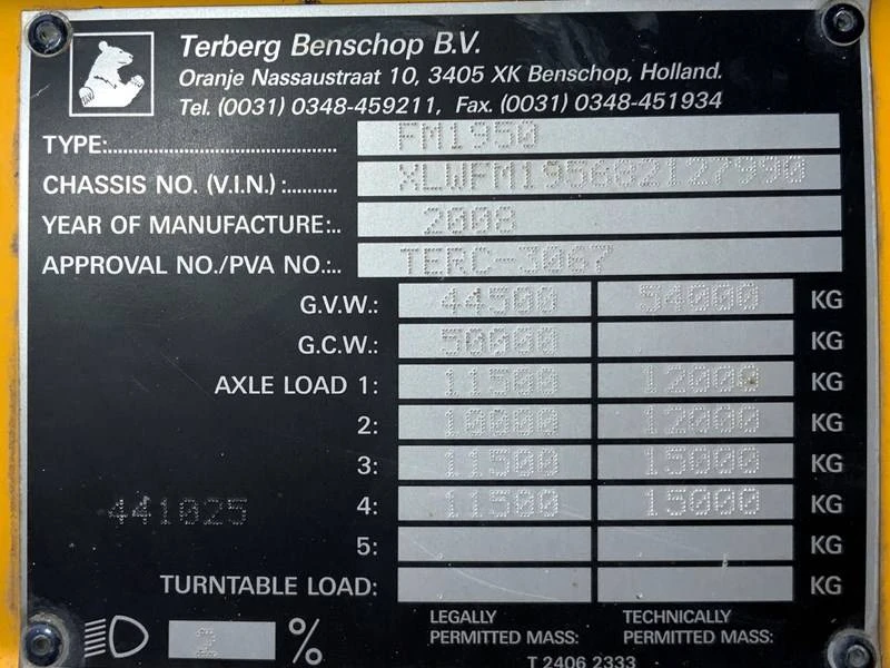 Terberg Fl 2000 FM1950-HT - изображение 8