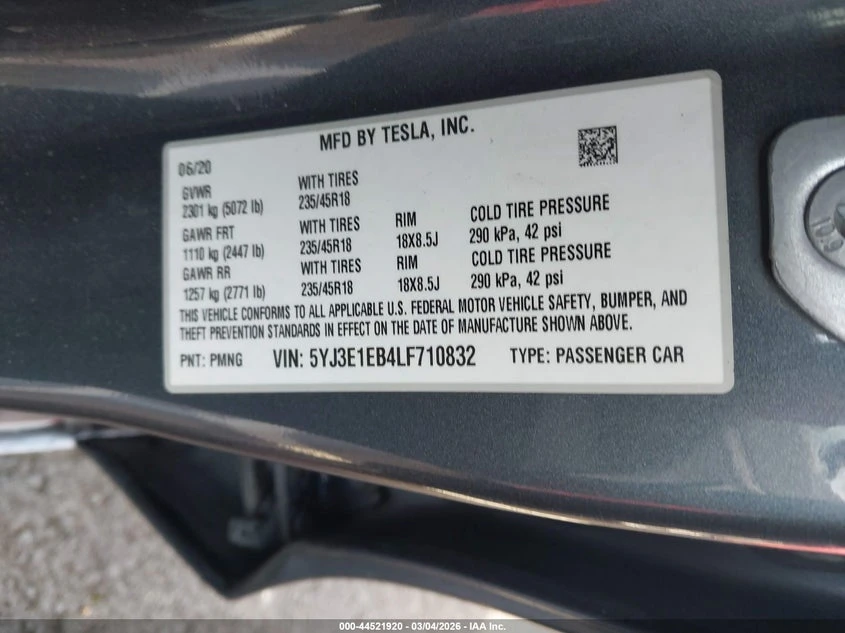 Tesla Model 3 Long Range AWD, снимка 9 - Автомобили и джипове - 54172320
