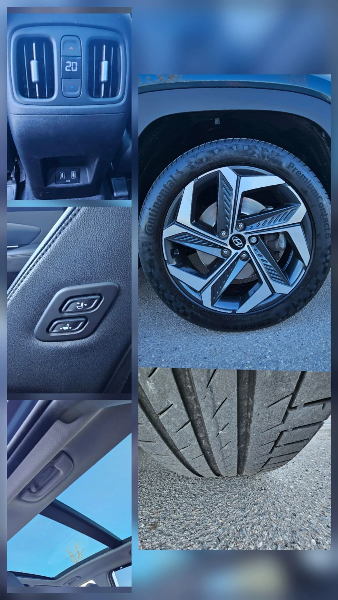 Hyundai Tucson 1.6TGDI 48V 7-speed DCT Панорама KeyLess 360Камери, снимка 15 - Автомобили и джипове - 54335548