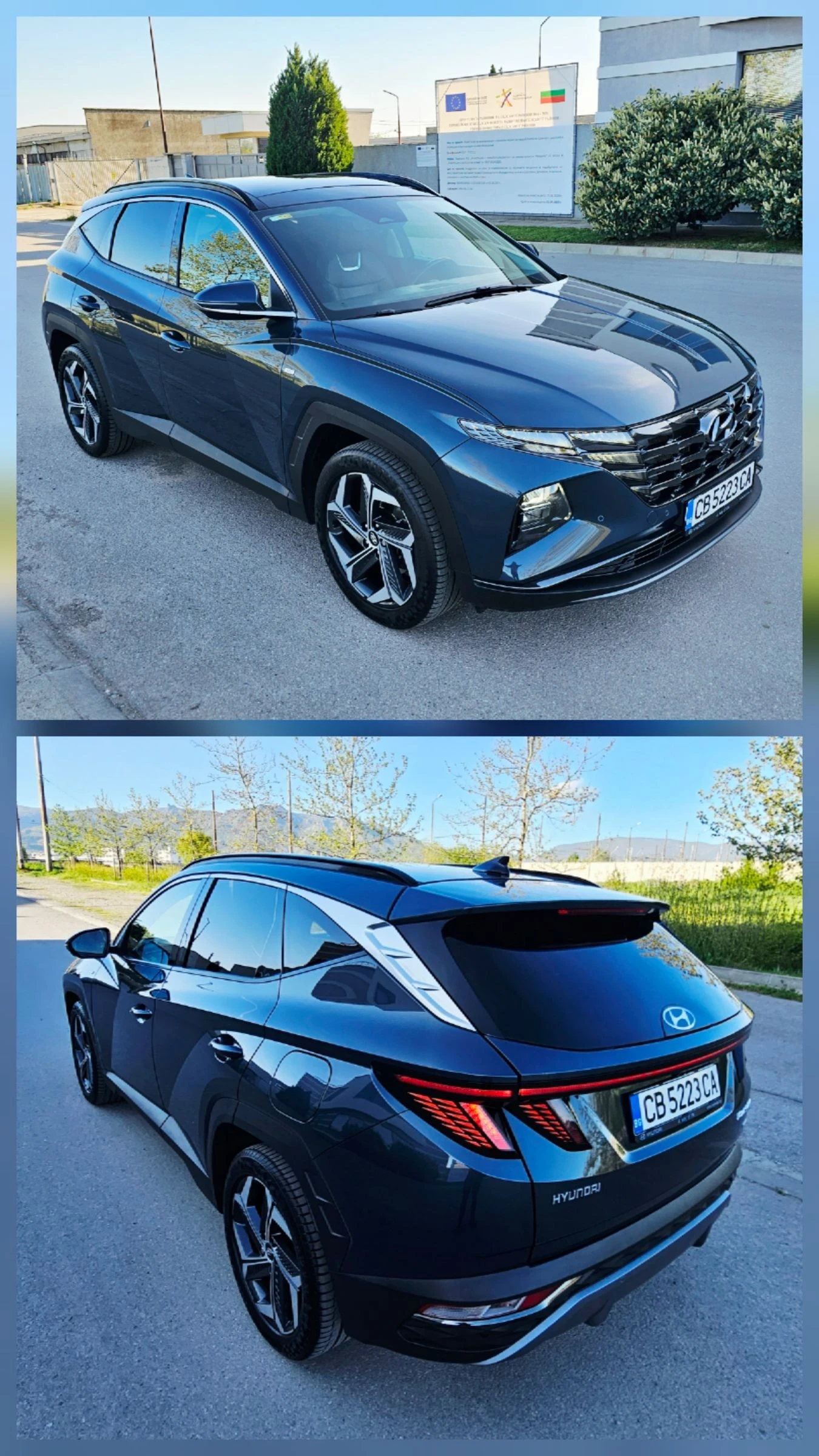 Hyundai Tucson 1.6TGDI 48V 7-speed DCT Панорама KeyLess 360Камери, снимка 3 - Автомобили и джипове - 54335548