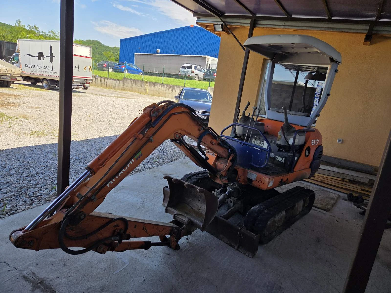 Багер Hitachi EX17 ДЖОСТИЦИ НОВ ВНОС ШВЕЙЦАРИЯ, снимка 8 - Индустриална техника - 54933506
