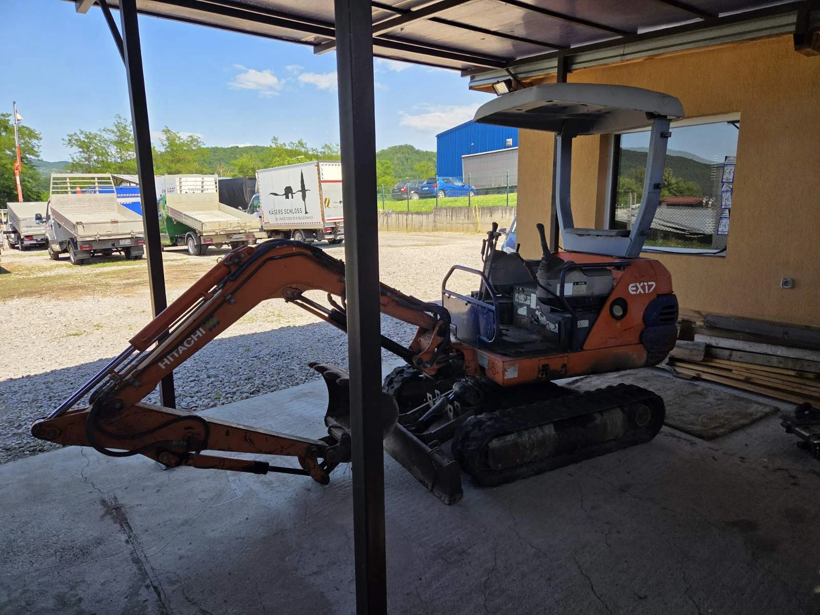 Багер Hitachi EX17 ДЖОСТИЦИ НОВ ВНОС ШВЕЙЦАРИЯ, снимка 7 - Индустриална техника - 54933506