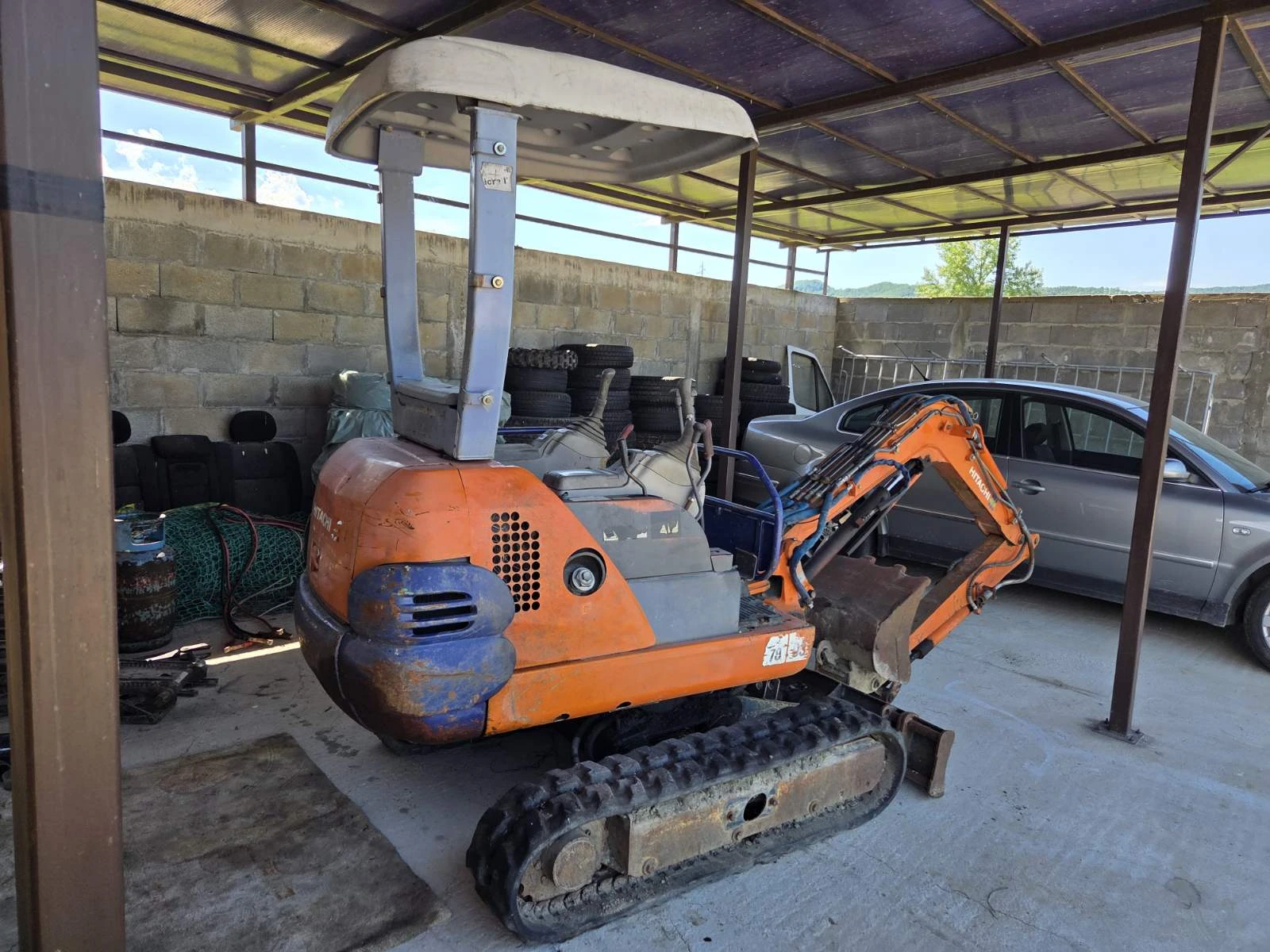 Багер Hitachi EX17 ДЖОСТИЦИ НОВ ВНОС ШВЕЙЦАРИЯ, снимка 2 - Индустриална техника - 54933506