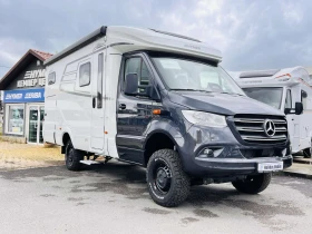 Кемпер HYMER / ERIBA 4x4² MERCEDES 3500 кг. , снимка 1