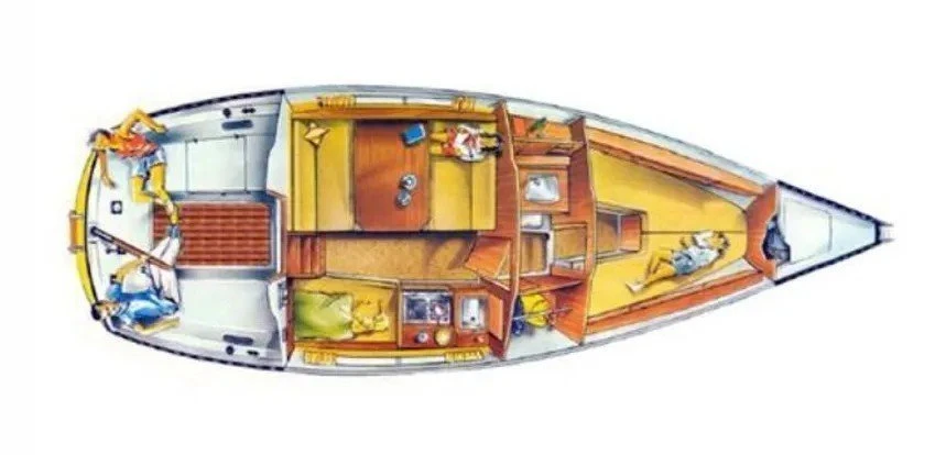 Ветроходна лодка Neptun 27, снимка 5 - Воден транспорт - 55063785