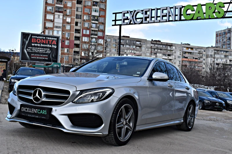 Mercedes-Benz C 220 AMG-LINE* FULL-LED* CAMERA, снимка 1 - Автомобили и джипове - 49233902