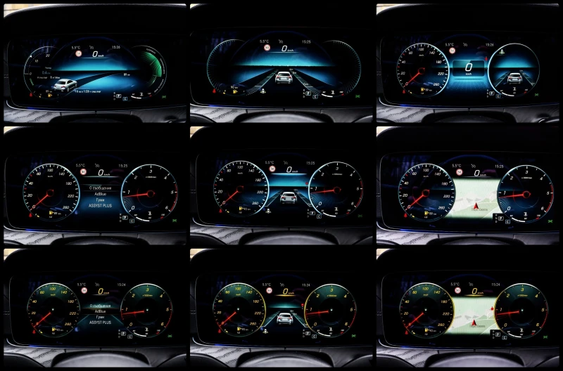 Mercedes-Benz E 220 d* BRABUS BLACK SERIES* PANORAMA* 360CAM* FULL, снимка 16 - Автомобили и джипове - 53250259