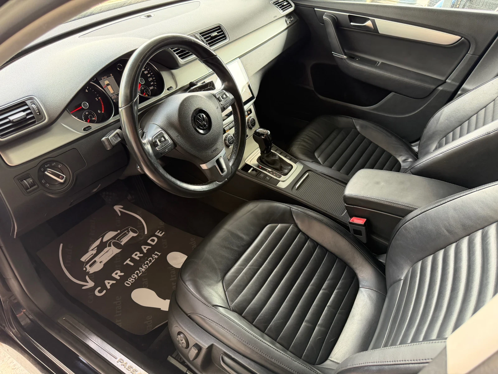 VW Passat 2.0TDI/170hp/LED/КОЖА/ANROID/WAZE/НОВИ ГУМИ/, снимка 8 - Автомобили и джипове - 55023865