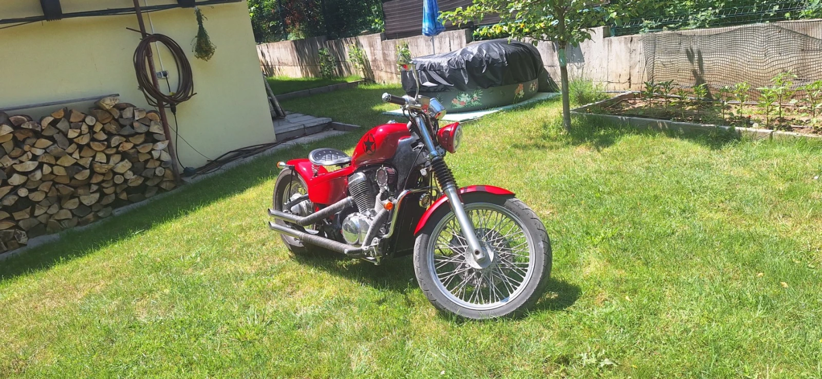 Honda Steed, снимка 3 - Мотоциклети и мототехника - 54985255