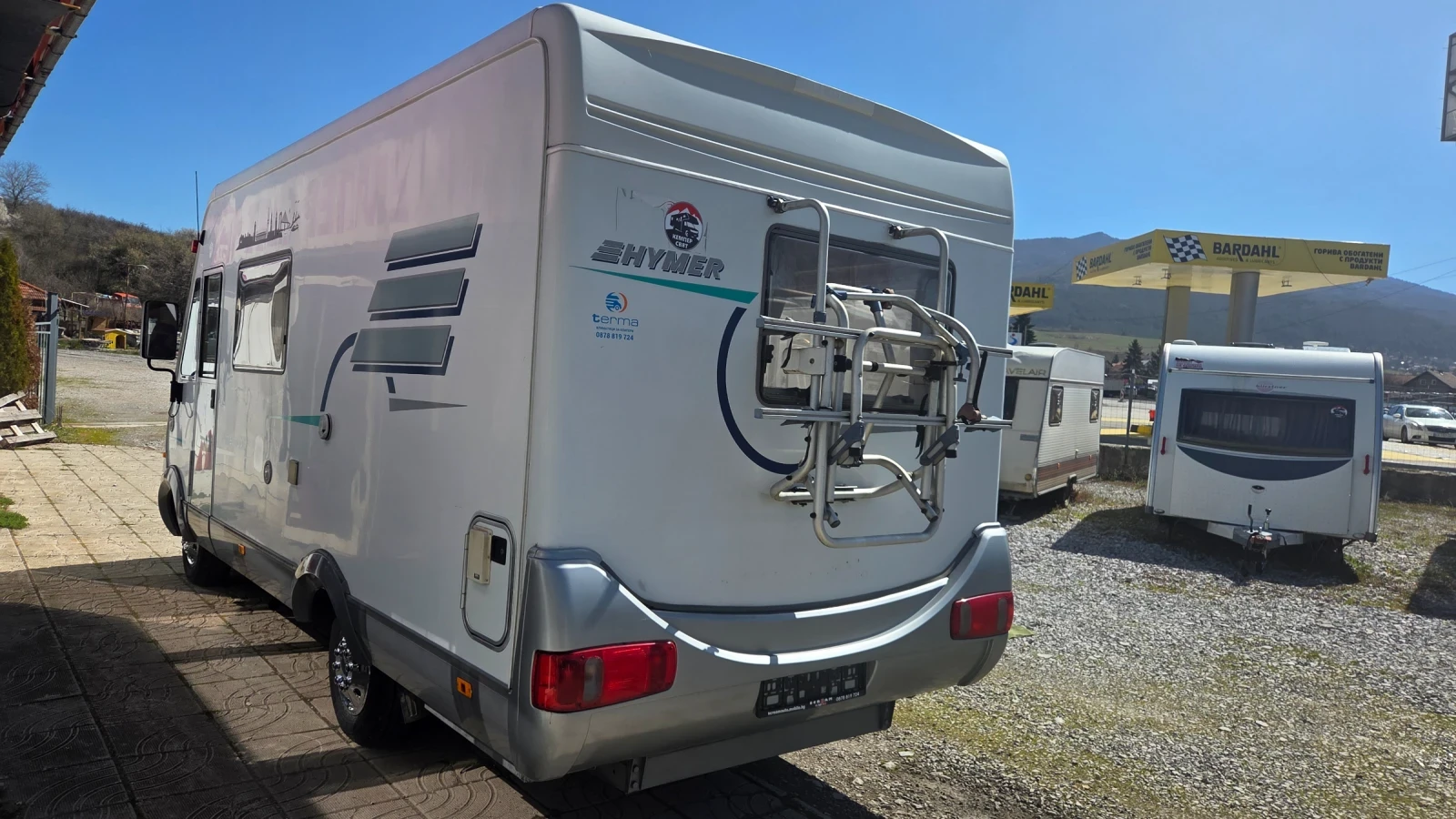Кемпер HYMER / ERIBA B- 574 Изключително запазен!!!, снимка 5 - Каравани и кемпери - 54110451