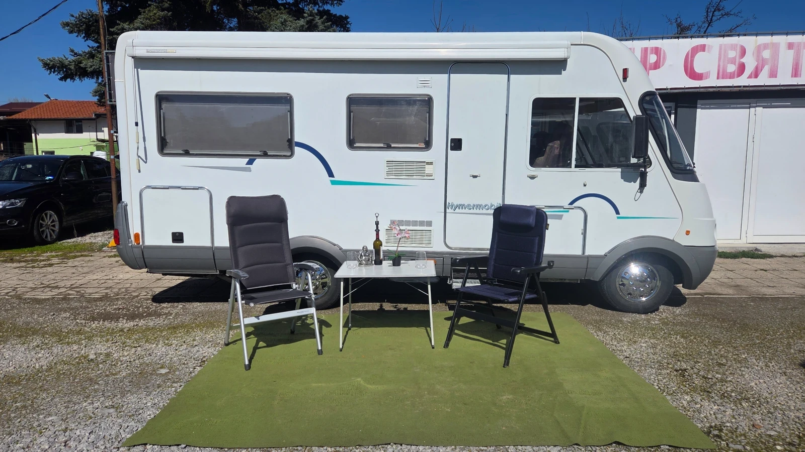 Кемпер HYMER / ERIBA B- 574 Изключително запазен!!!, снимка 2 - Каравани и кемпери - 54110451