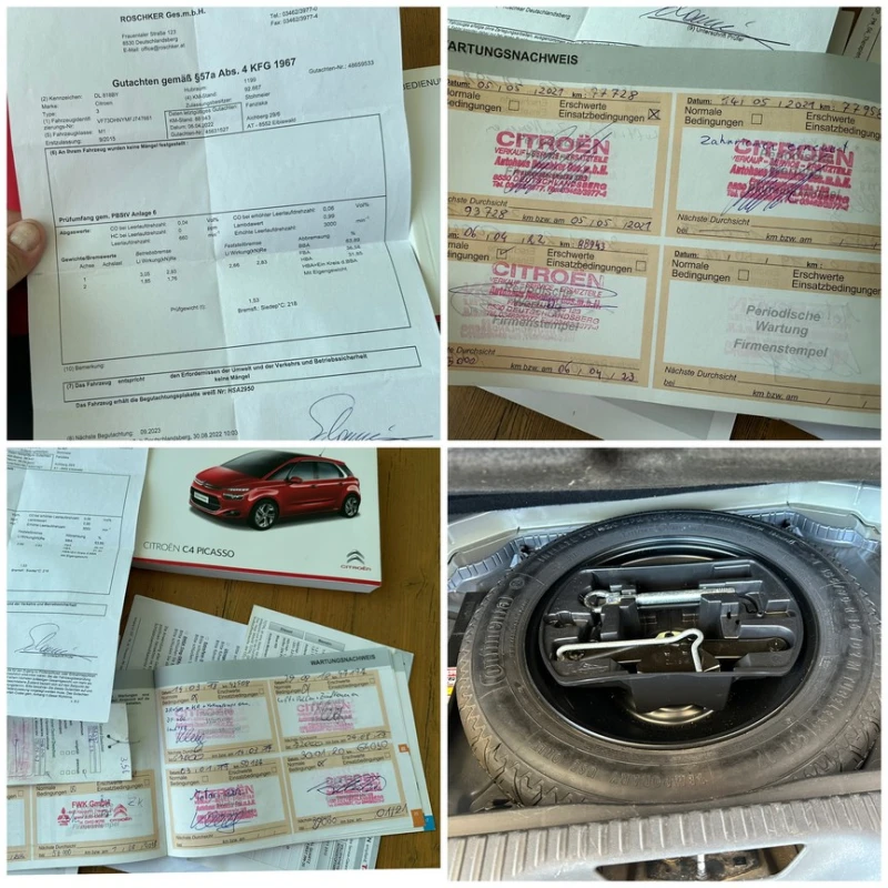 Citroen C4 Picasso EURO 6, снимка 15 - Автомобили и джипове - 50794174