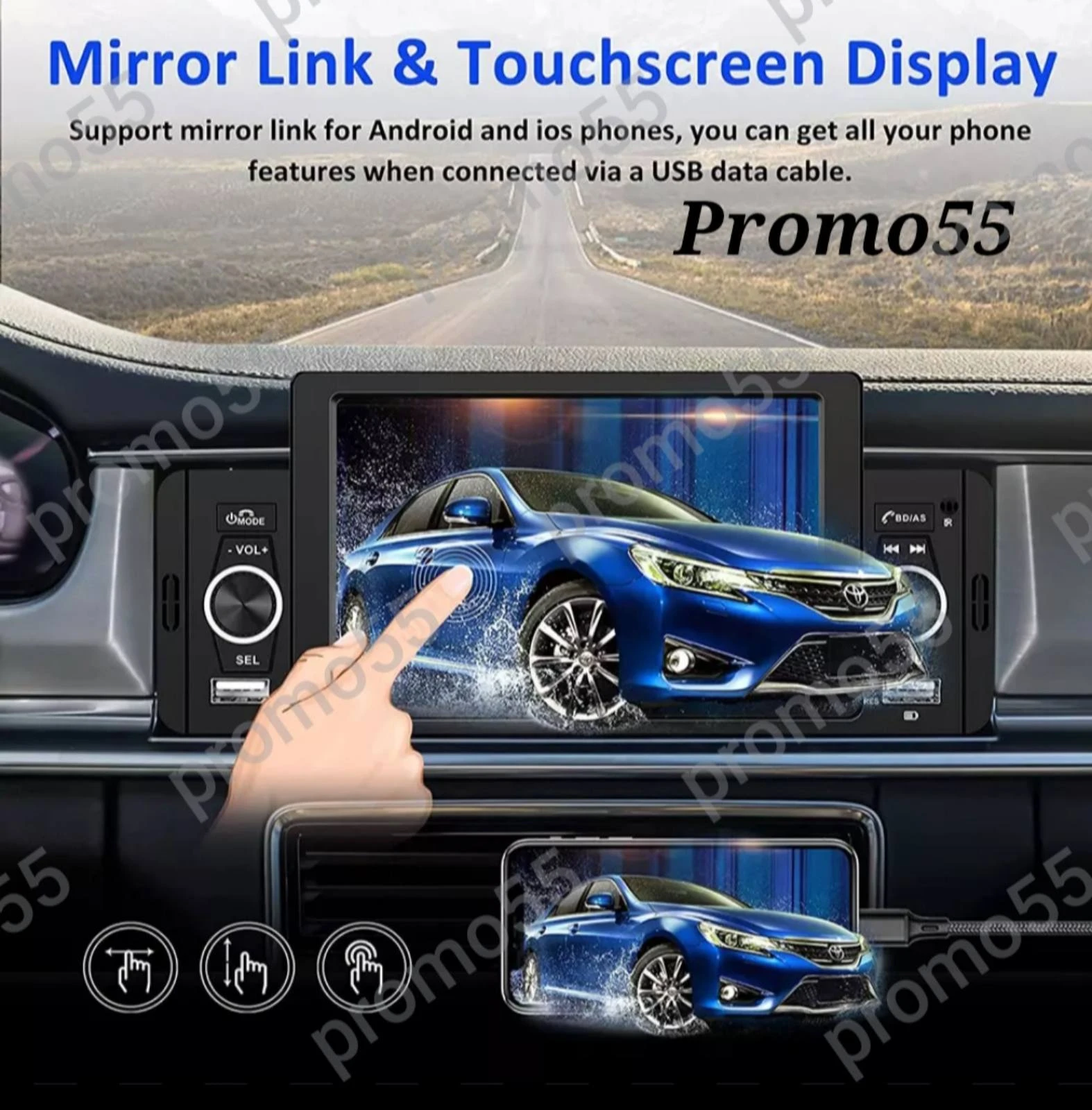  MP5   5  1 Din bluetooth   | Mobile.bg   5