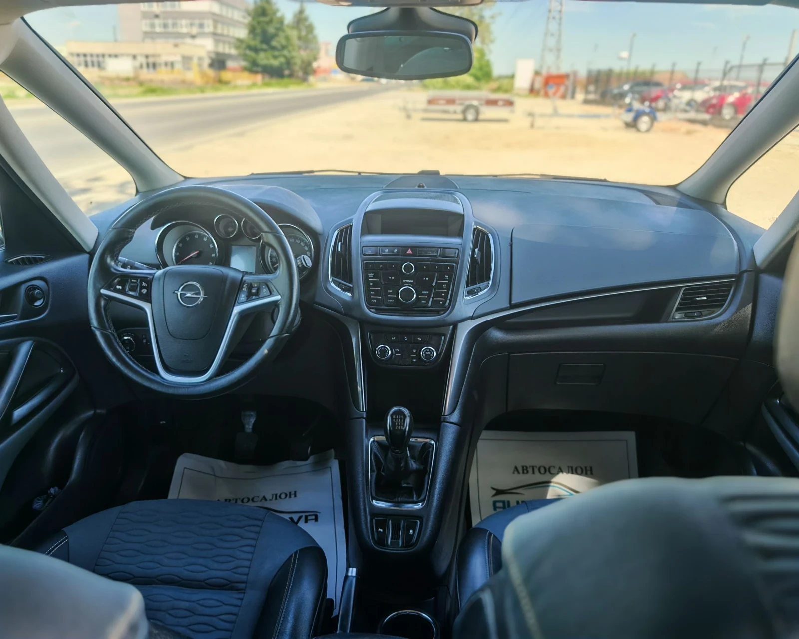 Opel Zafira 1.4 140 К.С. ГАЗ БЕНЗИН!ТУРБО! , снимка 14 - Автомобили и джипове - 54727694