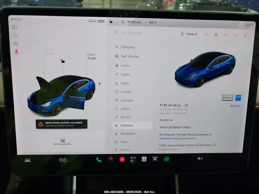 Tesla Model 3 LONG RANGE* DUAL MOTOR* КОЖА* ПОДГРЕВ* ПАНО* КАМЕР, снимка 7 - Автомобили и джипове - 56211417