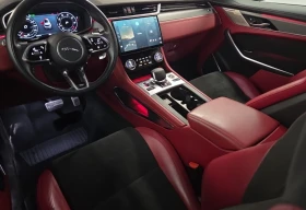 Jaguar F-PACE * P550 SVR* Обдух* 360* Pano* Blind Spot* Bucket S, снимка 9