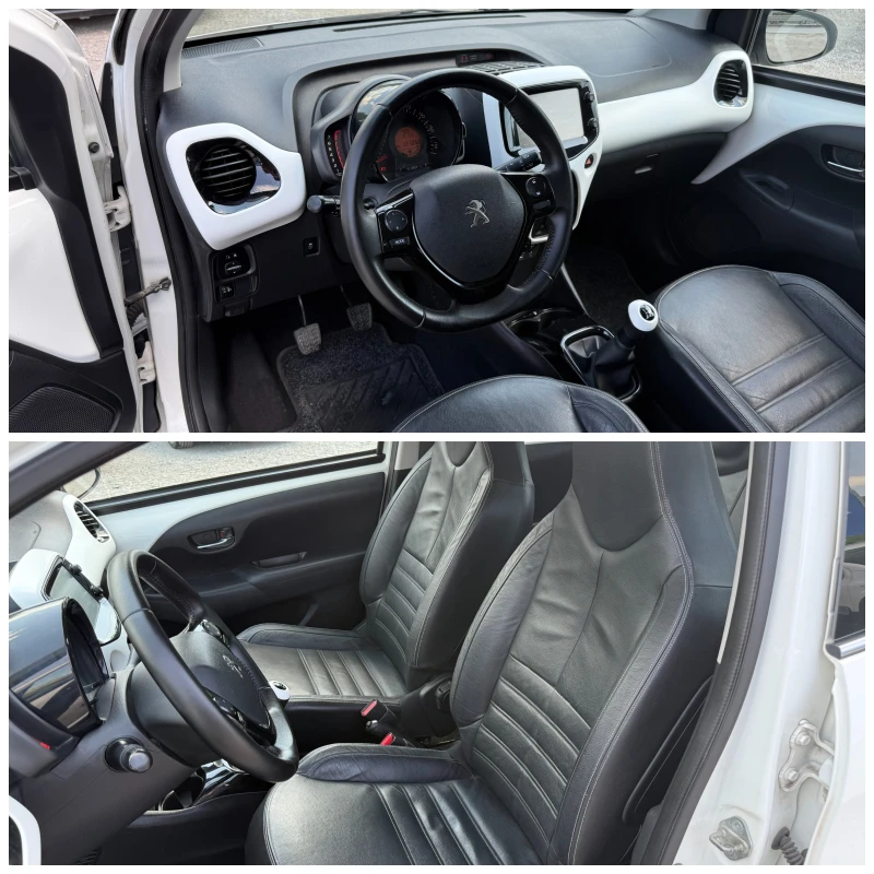 Peugeot 108 ROLAND GARROS-КОЖА-ПОДГРЕВ-КАМЕРА, снимка 9 - Автомобили и джипове - 49489157