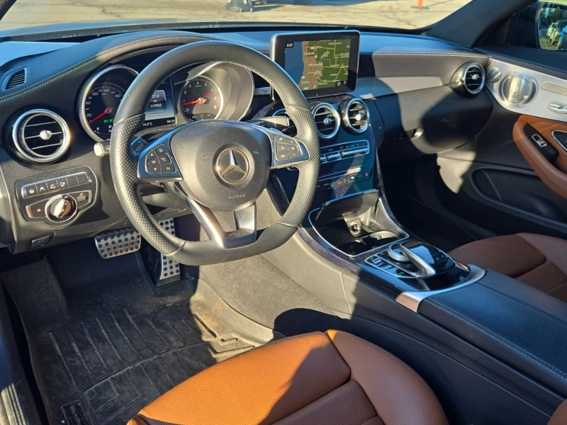 Mercedes-Benz C 300 4M* AMG-pkg* Пано* Подгрев* burmester* Камера* , снимка 10 - Автомобили и джипове - 52318062