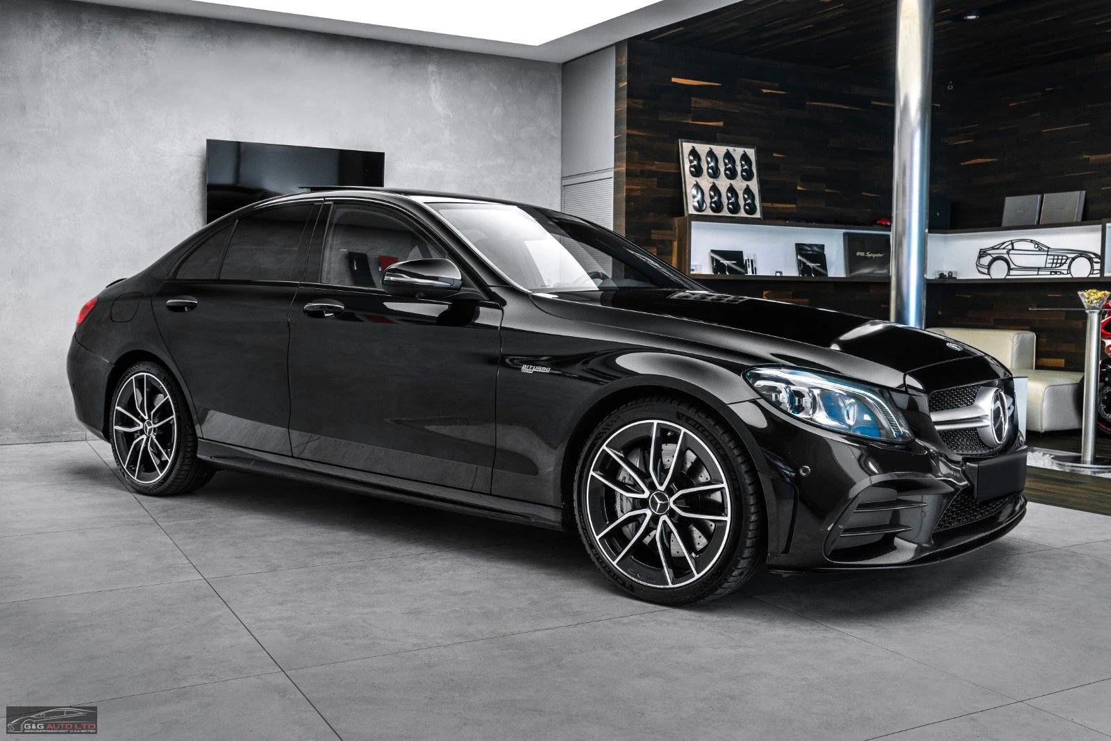 Mercedes-Benz C 43 AMG 4MATIC/390HP/PANO/BURMASTER/360 /AMBI/HUD/TSR/657b - изображение 6