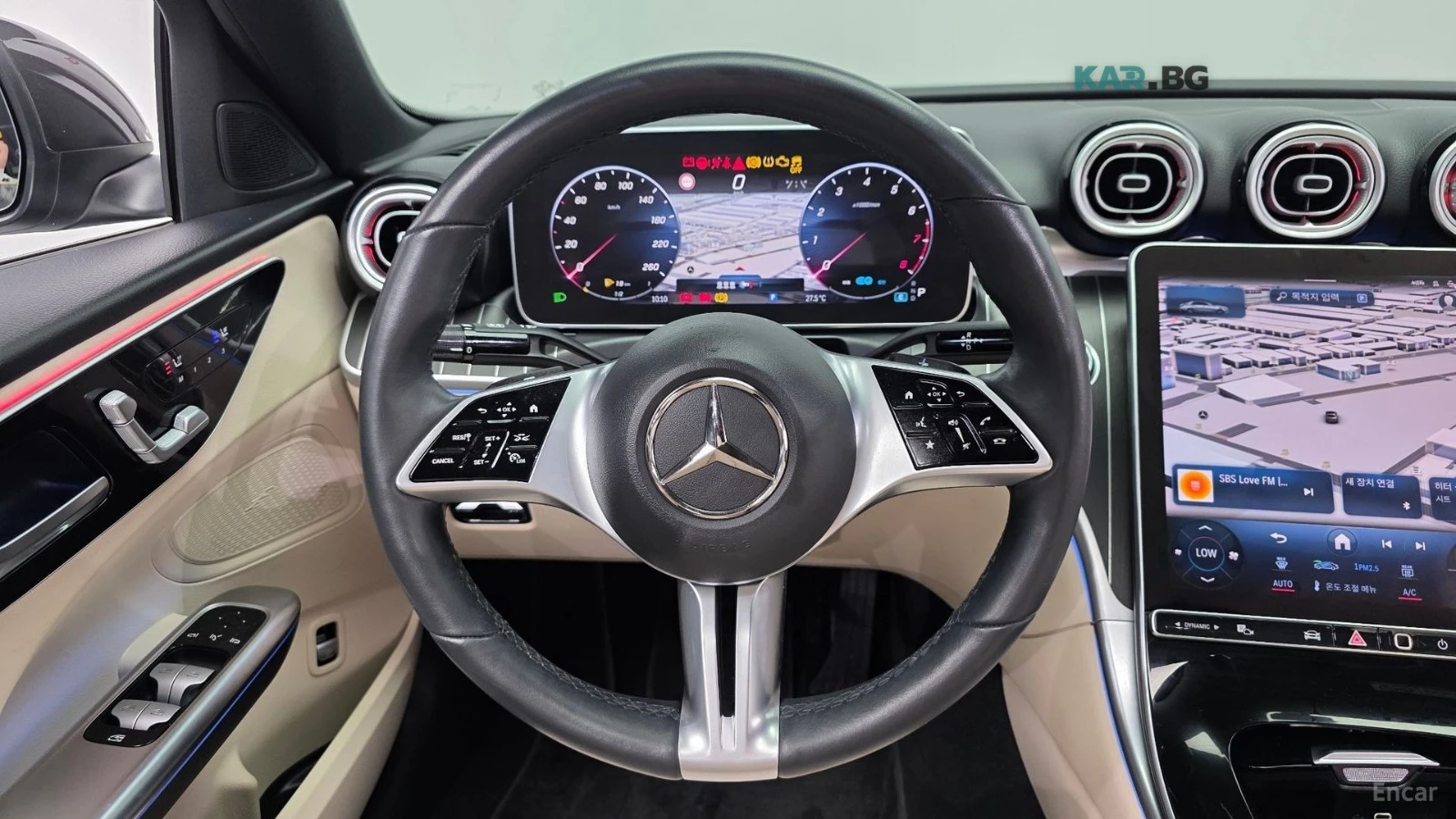 Mercedes-Benz C 200 4MATIC* ПОДГРЕВ* ОБДУХВАНЕ* ДИСТРОНИК* SUNROOF* , снимка 6 - Автомобили и джипове - 55318087