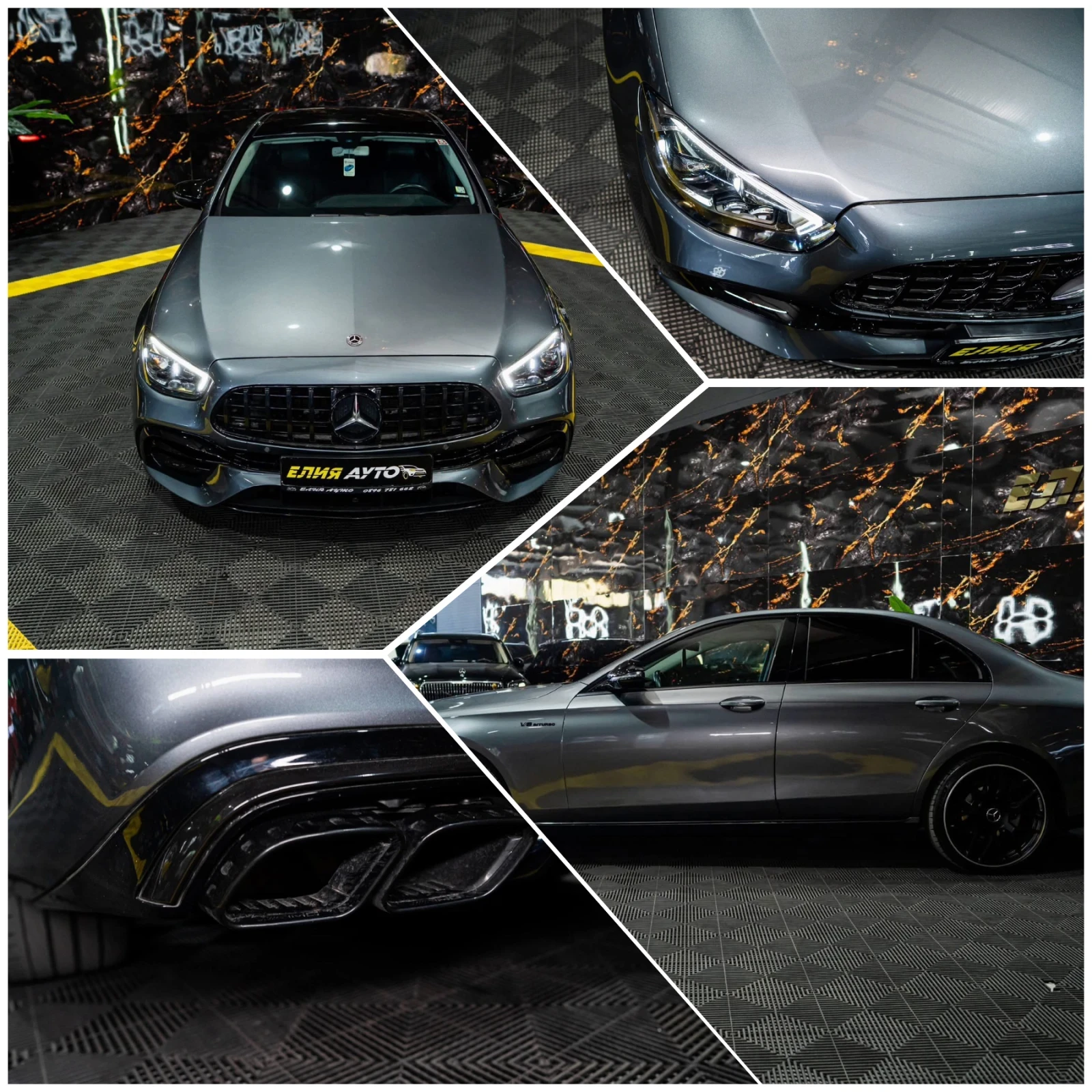 Mercedes-Benz E 220 D FULL AMG LINE LED NAVI BURM ������ 100% | Mobile.bg � ����������� 17