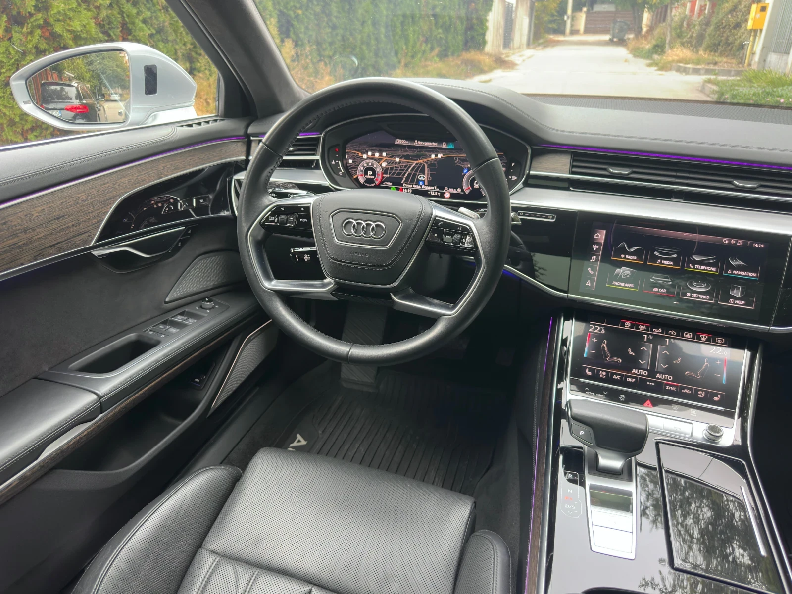 Audi A8 55TFSI* LONG* S LINE* B&O 3D* PANORAMA* , снимка 6 - Автомобили и джипове - 56691443