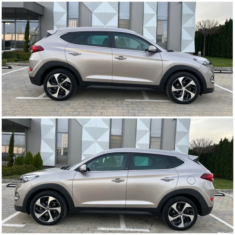 Hyundai Tucson 2.0CRDI* 185к.с* 4WD* Автомат* Нави* Ленти* Знаци*, снимка 10 - Автомобили и джипове - 52631767